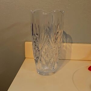 14" Crystal Vase